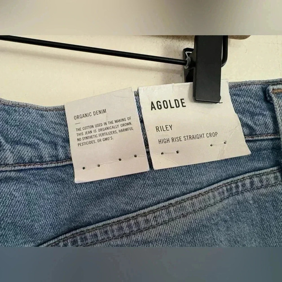AGOLDE Jeans - Riley High Rise Straight Cut Size 32 - Picture 15 of 16